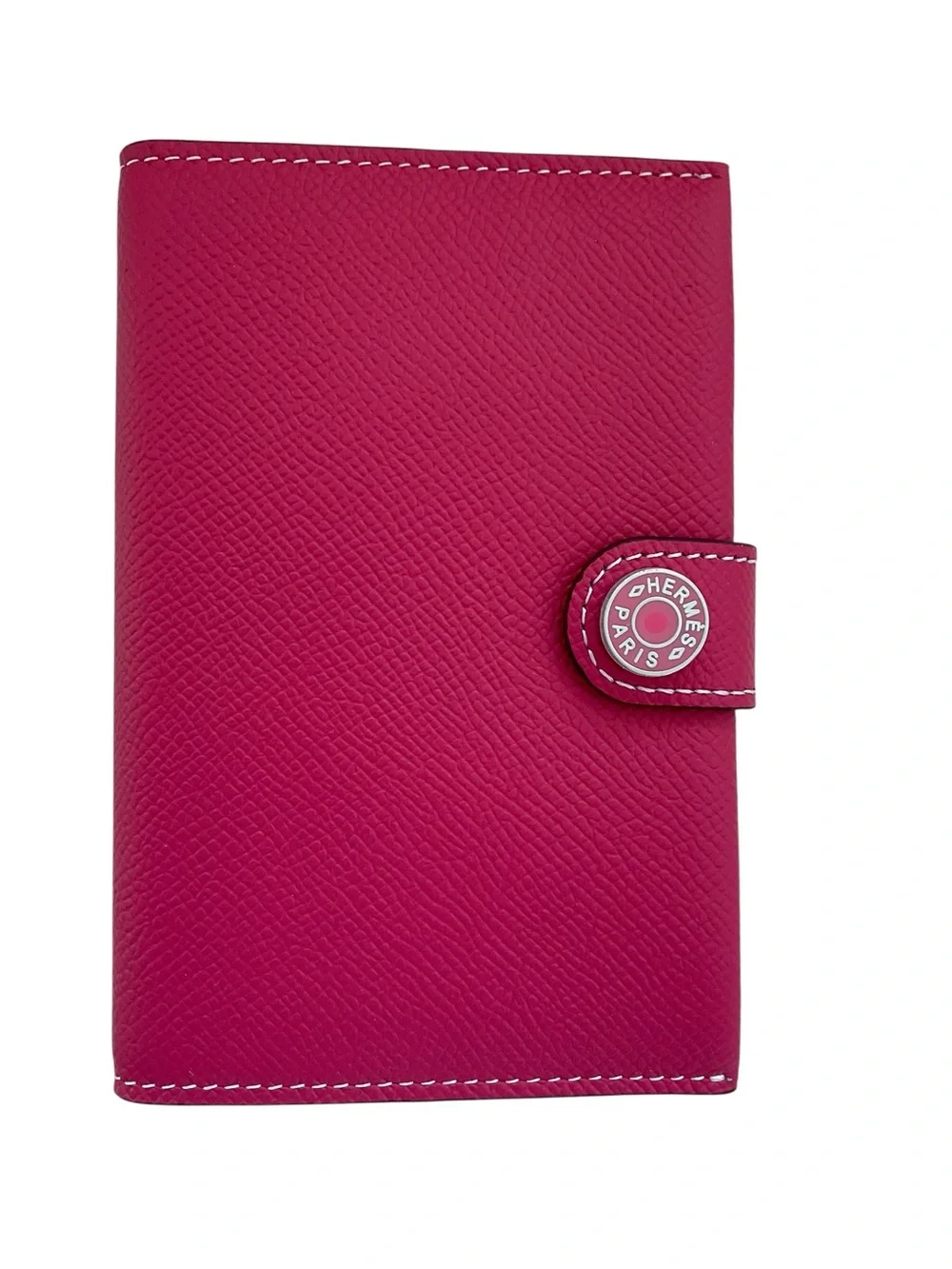 Pink Leather Passport Holder Wallet NEW